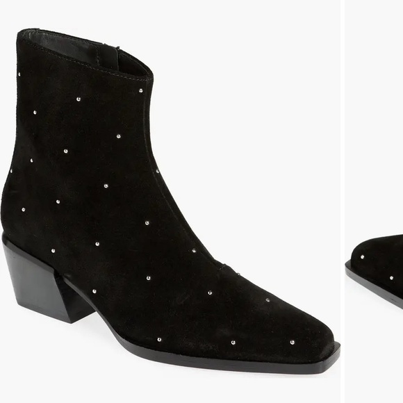 rag & bone Joni Block Heel Suede Women shoes